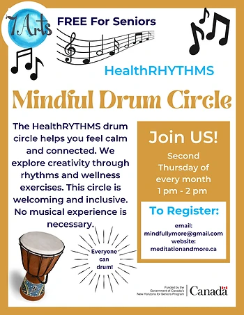 Poster for Senior Drum Circle