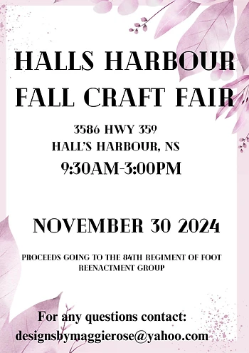 Poster for Fall Craft Fair