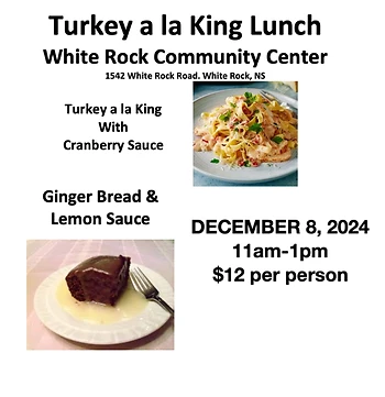 Poster for Turkey a la King Luncheon
