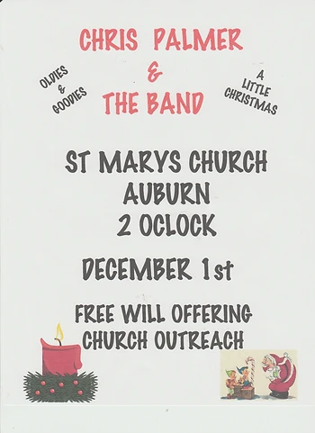 Poster for Chris Palmer and The Band