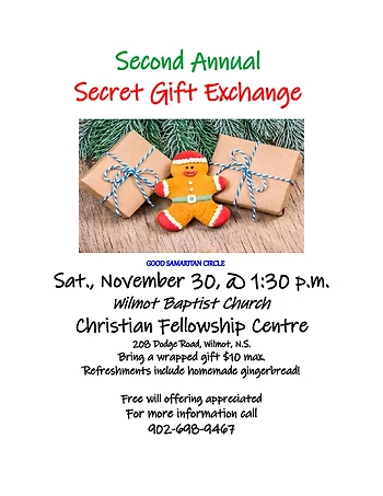 Poster for Christmas Gift Exchange