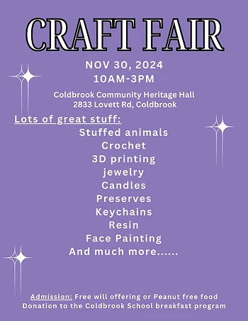 Poster for Craft Fair