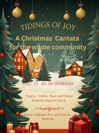 Poster for Tidings of Joy Community Cantata