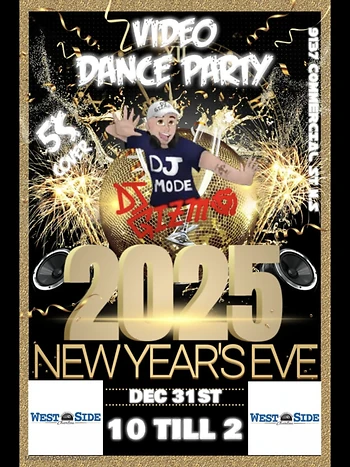Poster for DJ Gizmo NYE Party