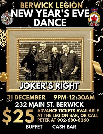 Poster for New Year’s Eve Dance
