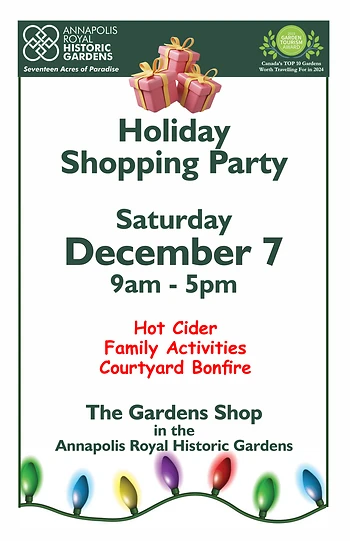 Poster for Holiday Shopping Party