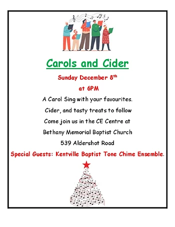 Poster for Carol Sing