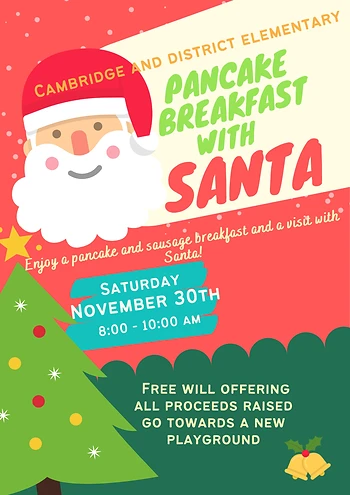 Poster for Pancake Breakfast with Santa