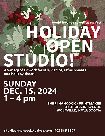 Poster for Holiday Open Studio