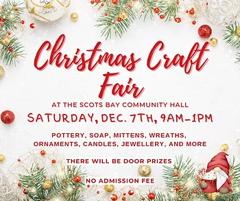 Poster for Community Christmas Craft Fair