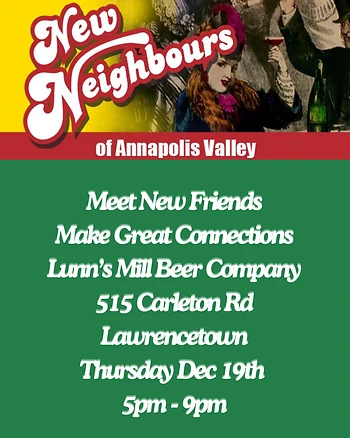 Poster for New Neighbours Annapolis Valley