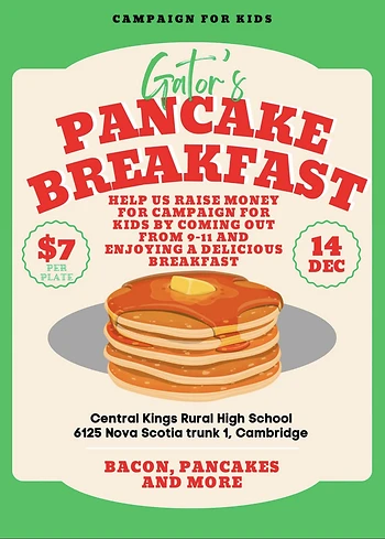 Poster for Pancake Breakfast