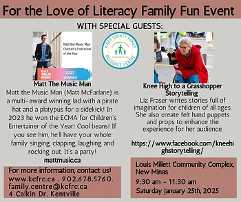 Poster for For the Love of Literacy Event #5