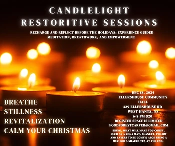 Poster for Candlelight Restorative Sessions