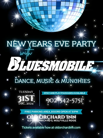 Poster for Bluesmobile NYE Party