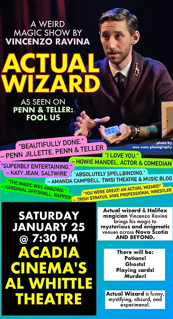 Poster for Actual Wizard - Magic Show