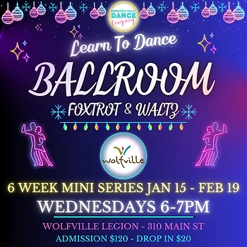 Poster for Ballroom Dance Lessons