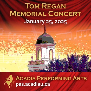 Poster for Tom Regan Memorial Concert