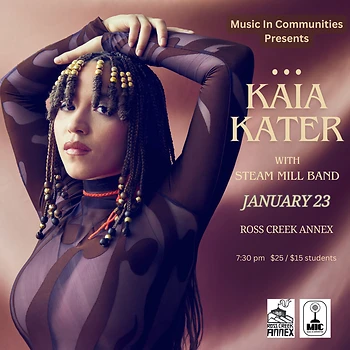 Poster for Kaia Kater and Steam Mill Band
