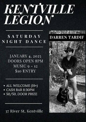 Poster for Dance with Darren Tardif
